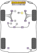 Front Lower Wishbone Rear Bush