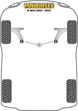 Front Wishbone Rear Bush, Caster Adjustable