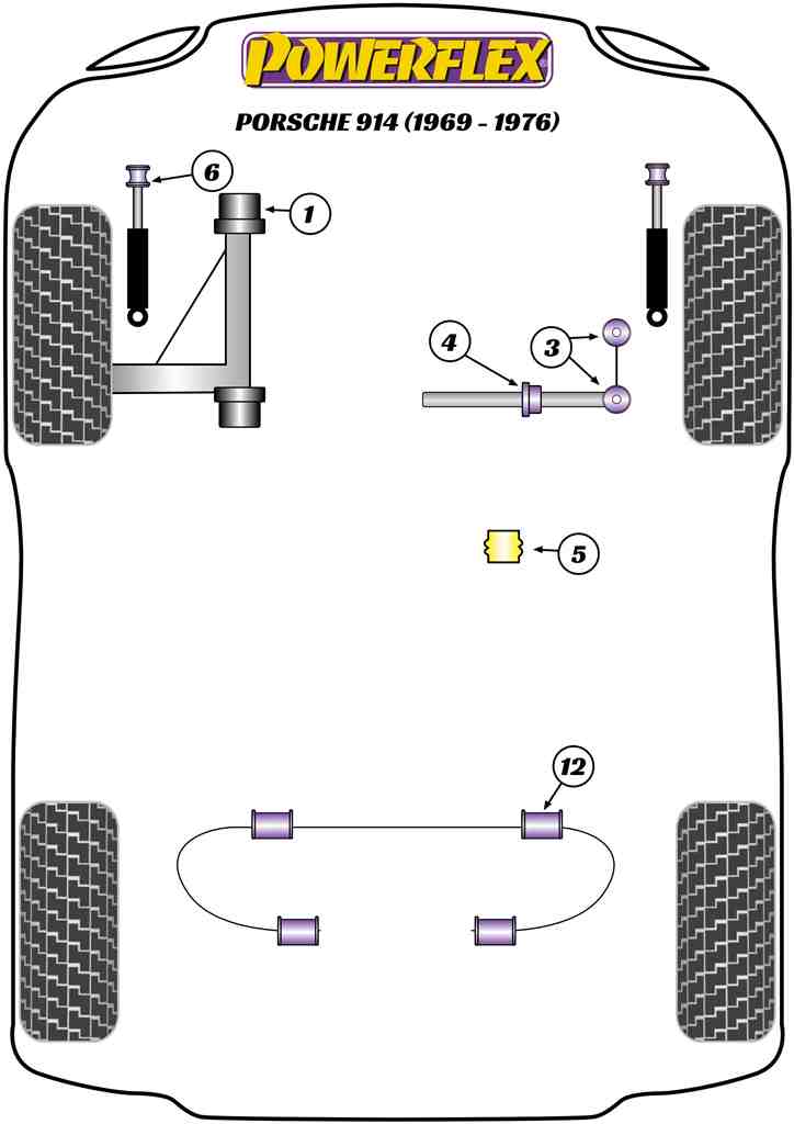Porsche Steering Column Bearing Support Bush