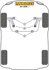Front Wishbone Rear Bush, Caster Adjustable