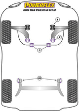 Front Wishbone Rear Bush, Caster Adjustable