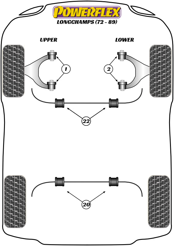 Rear Anti-Roll Bar Bush 20mm