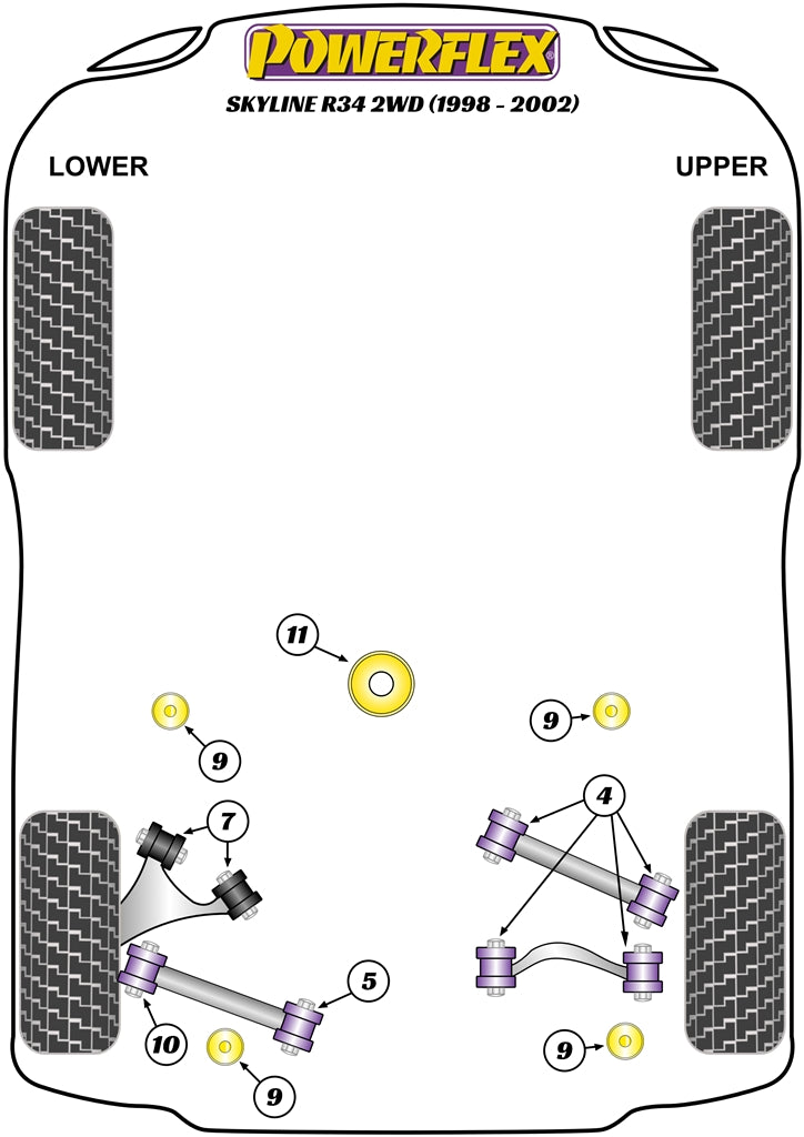 Nissan Rear Subframe Mounting Bush