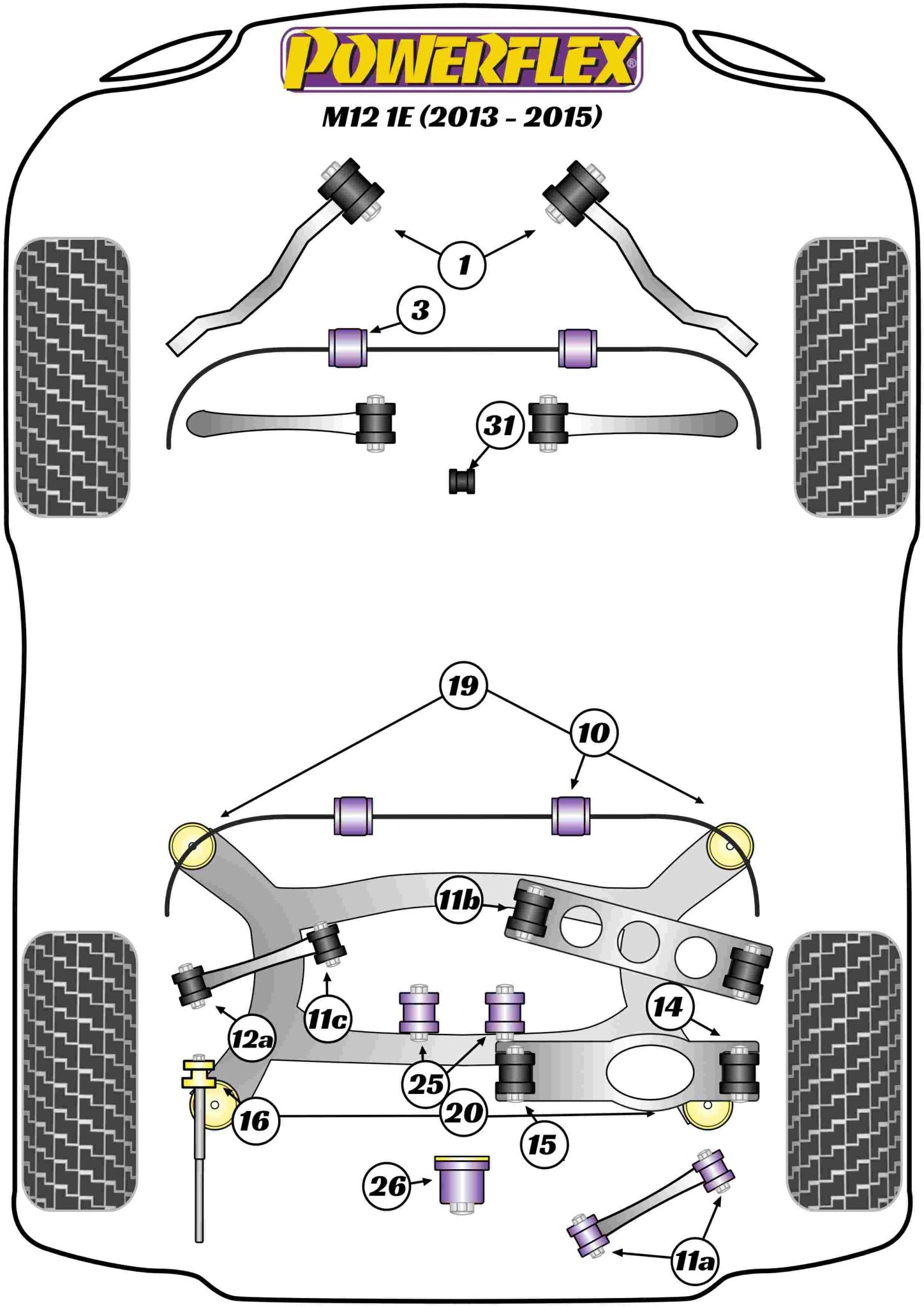 Rear Subframe Front Mounting Insert
