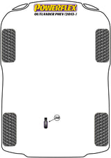 Mitsubishi Outlander Rear Motor Mount Front Bush Inc. Bracket