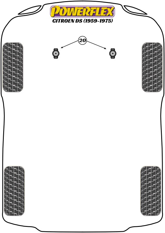 Citroen Front Bump Stop Kit