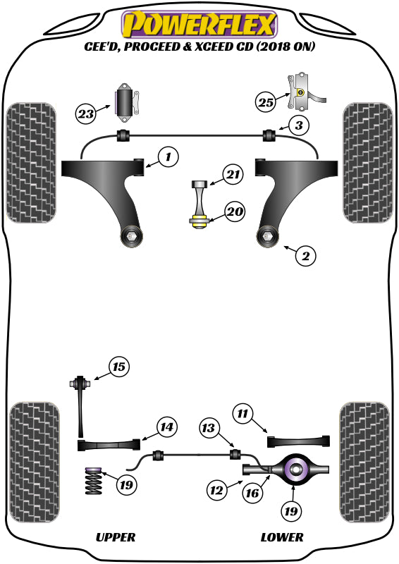 Lower Torque Mount Bush - Fast Road