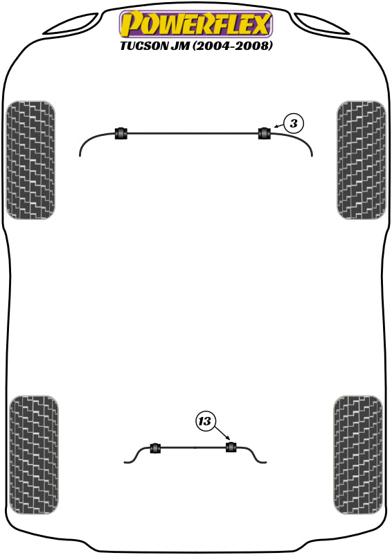 Rear Anti Roll Bar Bush 15mm