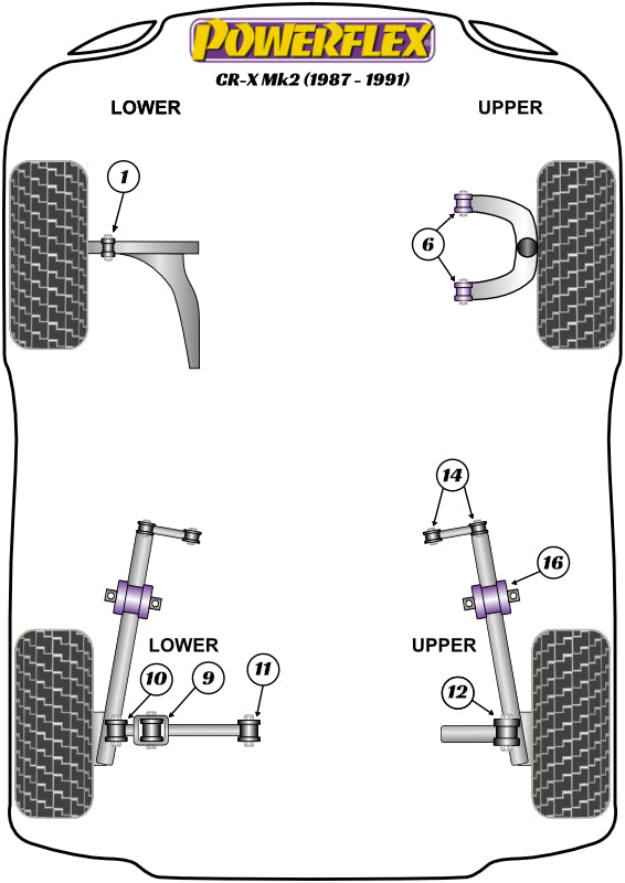 Rear Upper Arm Inner Bush