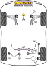 Front Lower Engine Mount Hybrid Bush (Large) - Road