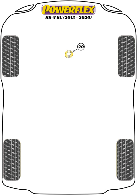 Honda Lower Engine Mount Insert