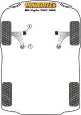 Front Wishbone Rear Bush  suits Toyota