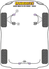 Honda Front Lower Arm Front Bush
