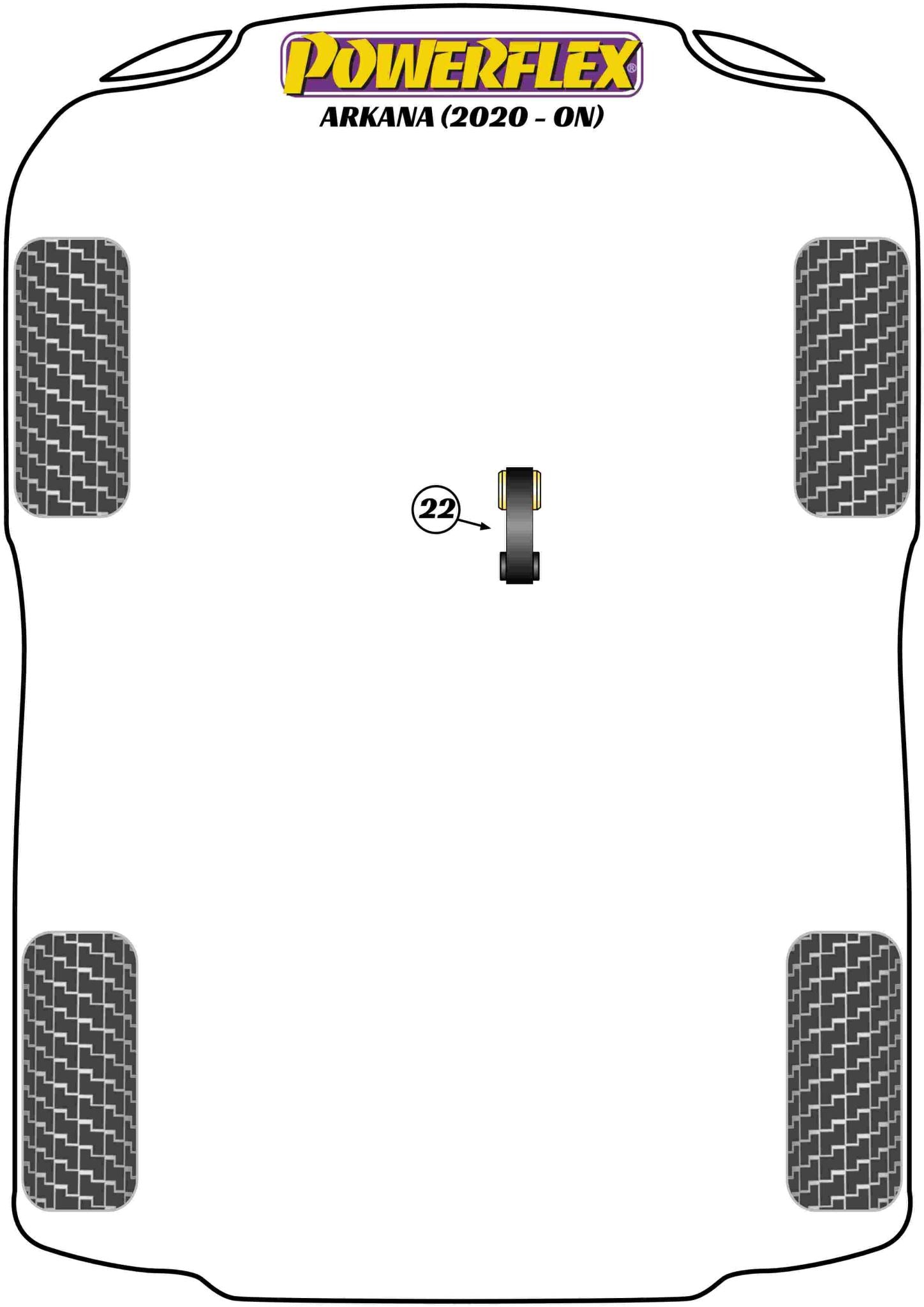 Renault Lower Torque Mount, Fast Road