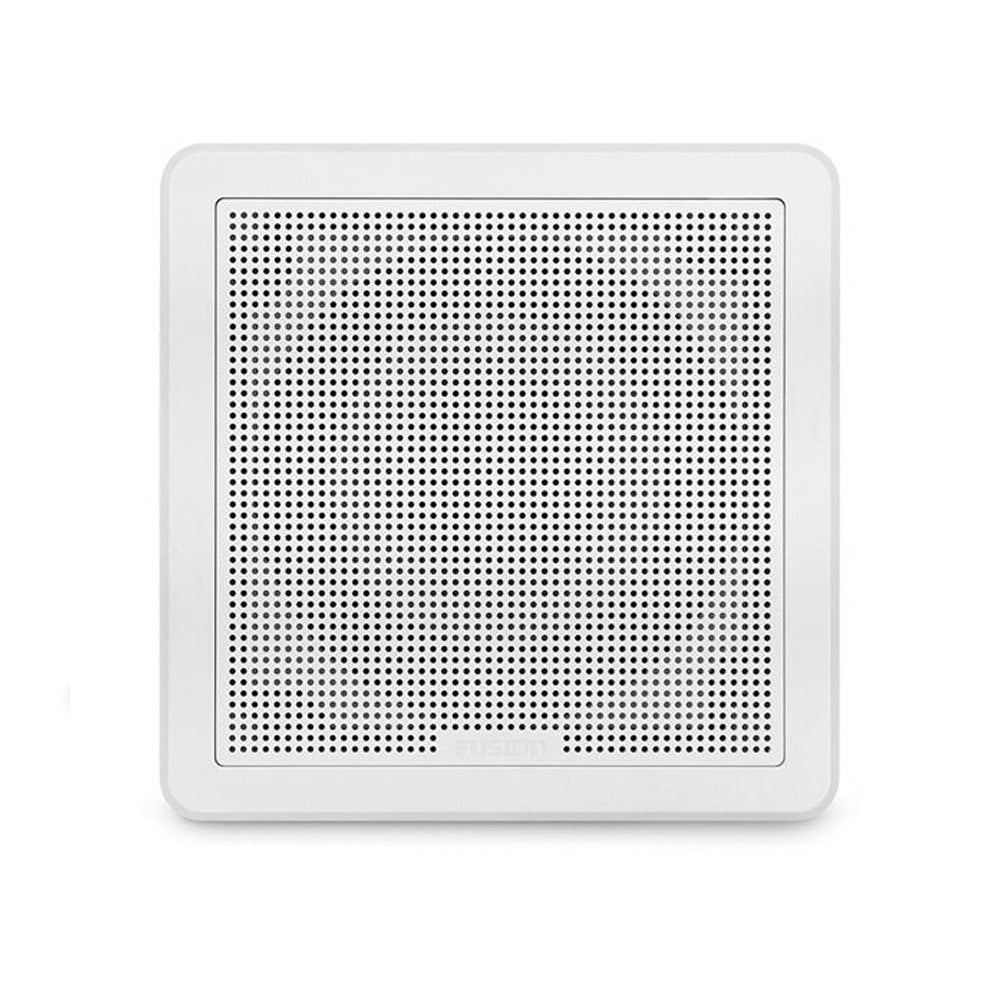 FUSION FM SERIES 6.5" 120-WATT SQUARE WHITE FLUSH MOUNT MARINE SP - 010-02299-10