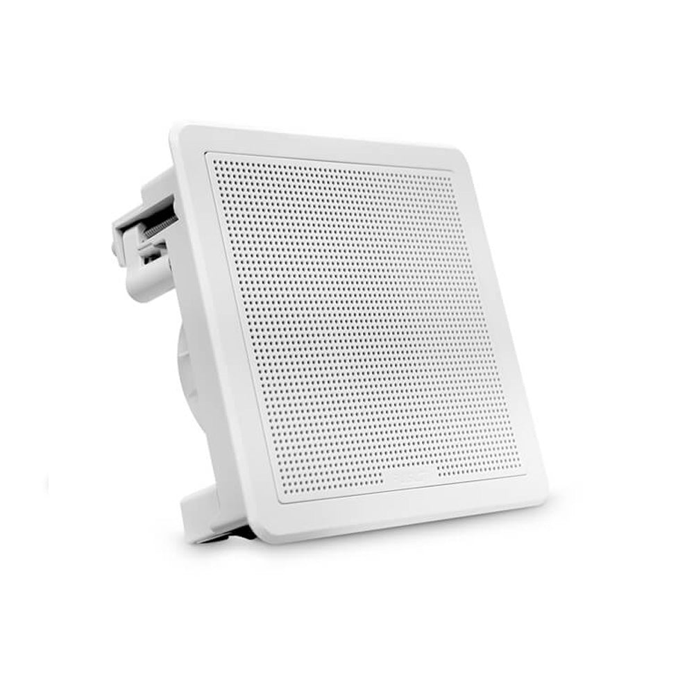 FUSION FM SERIES 6.5" 120-WATT SQUARE WHITE FLUSH MOUNT MARINE SP - 010-02299-10