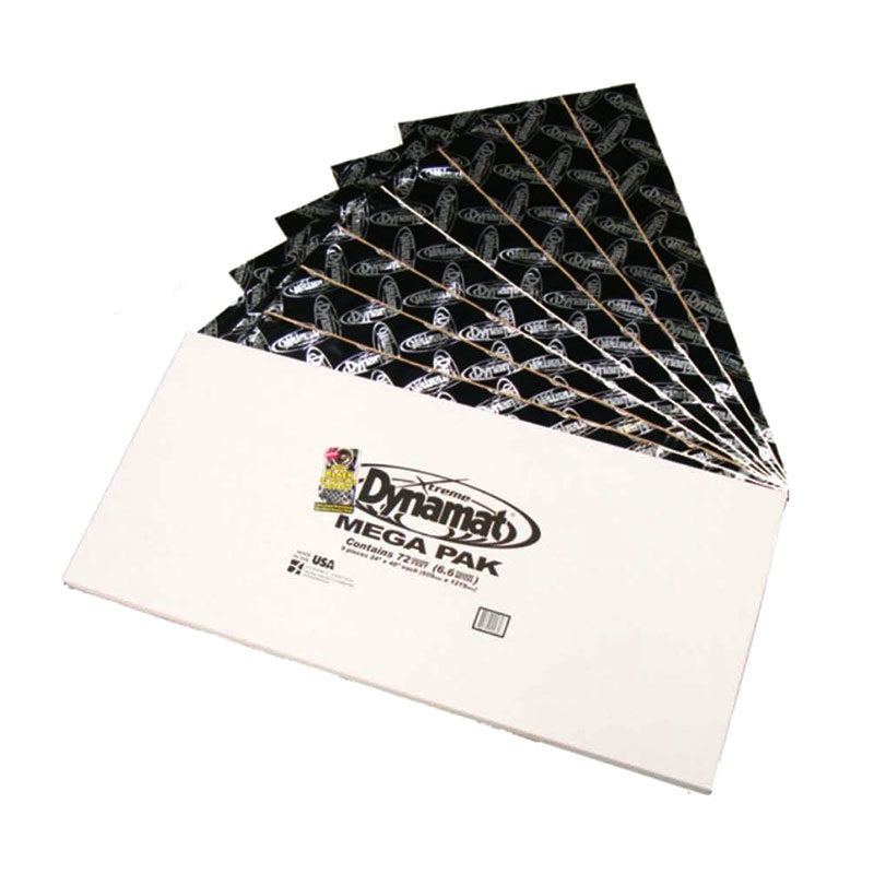 DYNAMAT XTREME SOUND DEADENING MEGA PACK (609MM x 1219MM x 1.72MM) 9 SHE - 10465