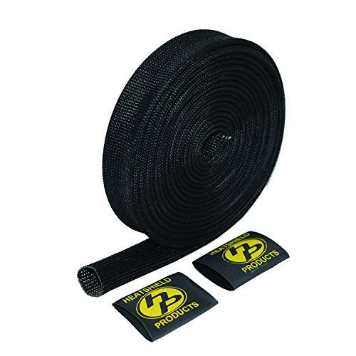 HEATSHIELD FIRE SHIELD SLEEVING BLACK 1" X 1M - 210046