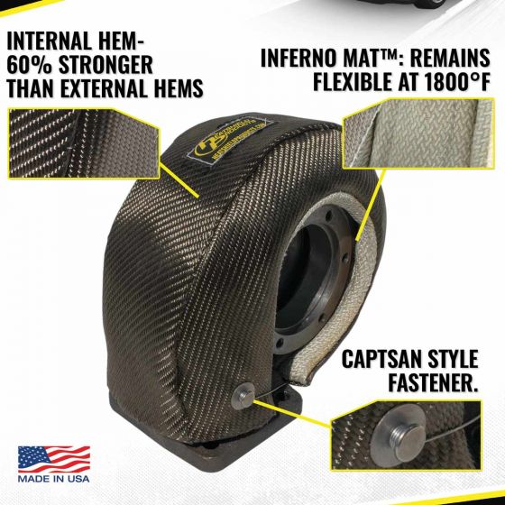 HEATSHIELD LAVA TURBO COVER FOR TURBOCHARGER T4 - 300074