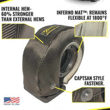 HEATSHIELD LAVA TURBO COVER FOR TURBOCHARGER T6 - 300076