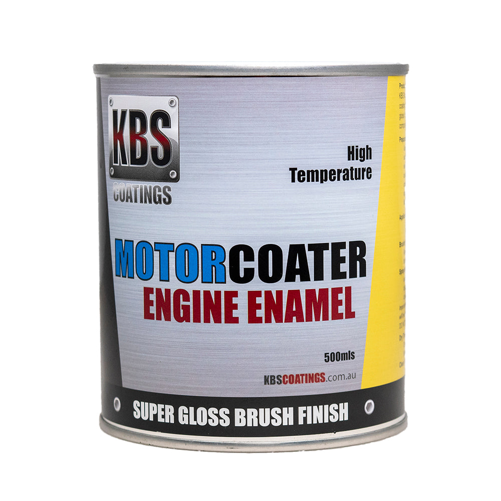 KBS ENGINE ENAMEL MOTORCOATER CHEVY ORANGE 500ML - 69302