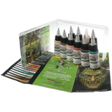 IWATA MEDEA COM-ART AIRBRUSH AND PAINTBRUSH CREATURE PAINT KIT 10PC BY - 8100.17