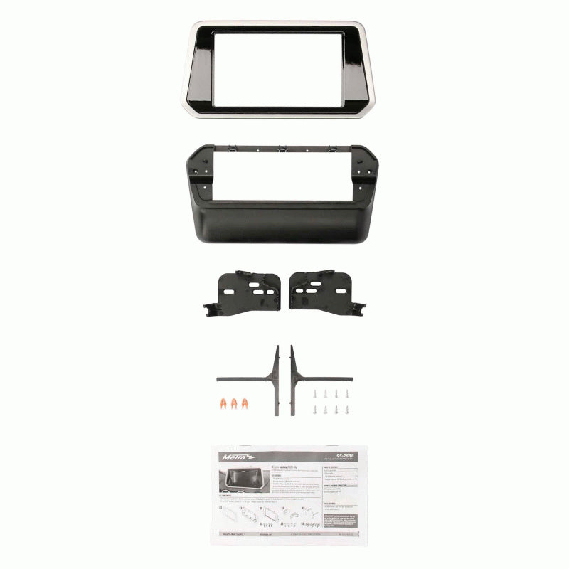 FITTING KIT NISSAN SENTRA 2020 - UP DOUBLE DIN (GLOSS BLACK / SILVER T - 95-7638