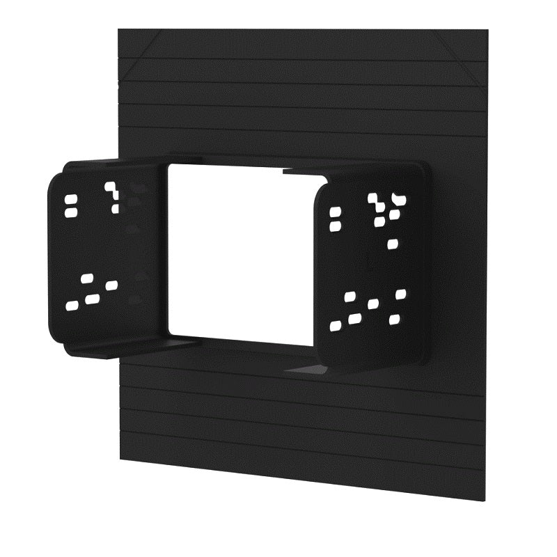 FITTING KIT UNIVERSAL RADIO DASH KIT DOUBLE DIN HOLE (BLACK) - 95-9999