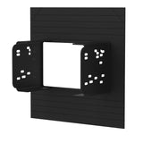 FITTING KIT UNIVERSAL RADIO DASH KIT DOUBLE DIN HOLE (BLACK) - 95-9999