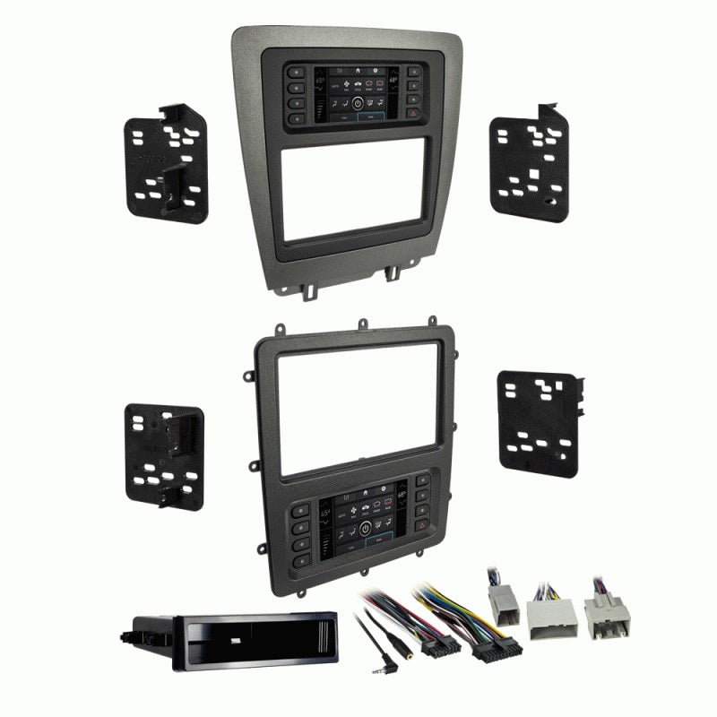 FITTING KIT FORD MUSTANG 2010 - 2014 DIN & DOUBLE DIN (GREY / BLACK) - 99-5839CH