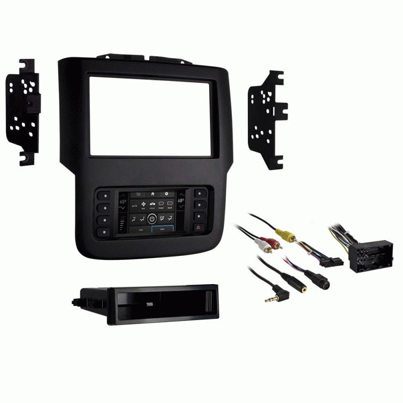 FITTING KIT DODGE RAM 1500 , 2500 2013 - 2017 DIN & DOUBLE DIN (WITH  - 99-6527B