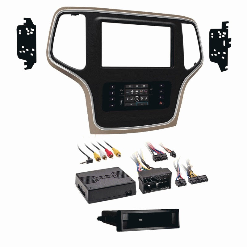 FITTING KIT JEEP GRAND CHEROKEE 2014 - 2017 DIN & DOUBLE DIN (BRONZE - 99-6536BZ