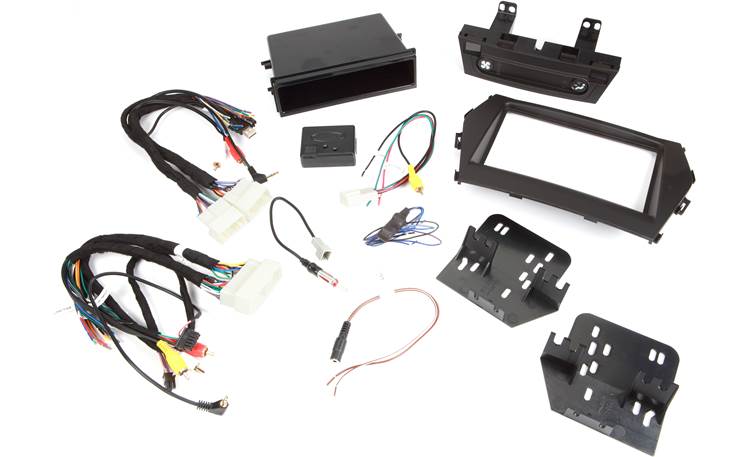 FITTING KIT HYUNDAI SANTA FE 2017 - 2018 DIN & DOUBLE DIN (BLACK) - 99-7385B