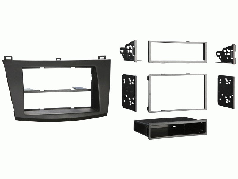 FITTING KIT MAZDA 3 , AXELA 2010 - 2014 DIN & DOUBLE DIN (BLACK) - 99-7514B