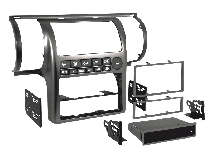 FITTING KIT NISSAN SKYLINE 2001 - 2004 DIN & DOUBLE DIN (BLACK) - 99-7604B