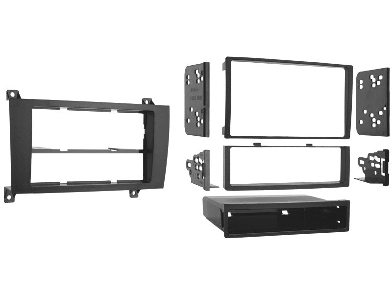 FITTING KIT MERCEDES SLK 2004 - 2011 DIN & DOUBLE DIN (BLACK) - 99-8713