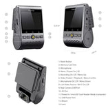 VIOFO DASHCAM 1080P A129 DUO DUAL CHANNEL F/R WIFI + GPS - A129DUO-G