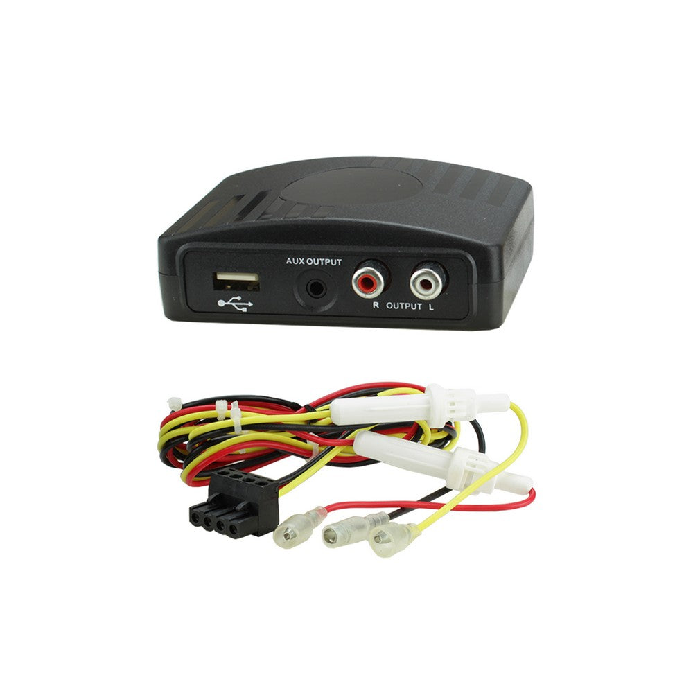 BLUETOOTH INTERFACE A2DP MUSIC STREAMING & 3.5MM AUX IN USB CHARG - AIRSTREAM12V