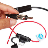 UNIVERSAL FM SIGNAL AMPLIFIER ANTI-INTERFERENCE AERIAL BOOSTER ADAPTER - ANT-208