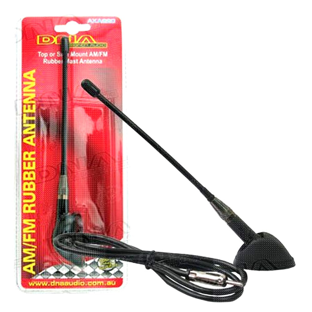 AERIAL UNIVERSAL 15CM TOP OR SIDE MOUNT RUBBER AERIAL - AXA220