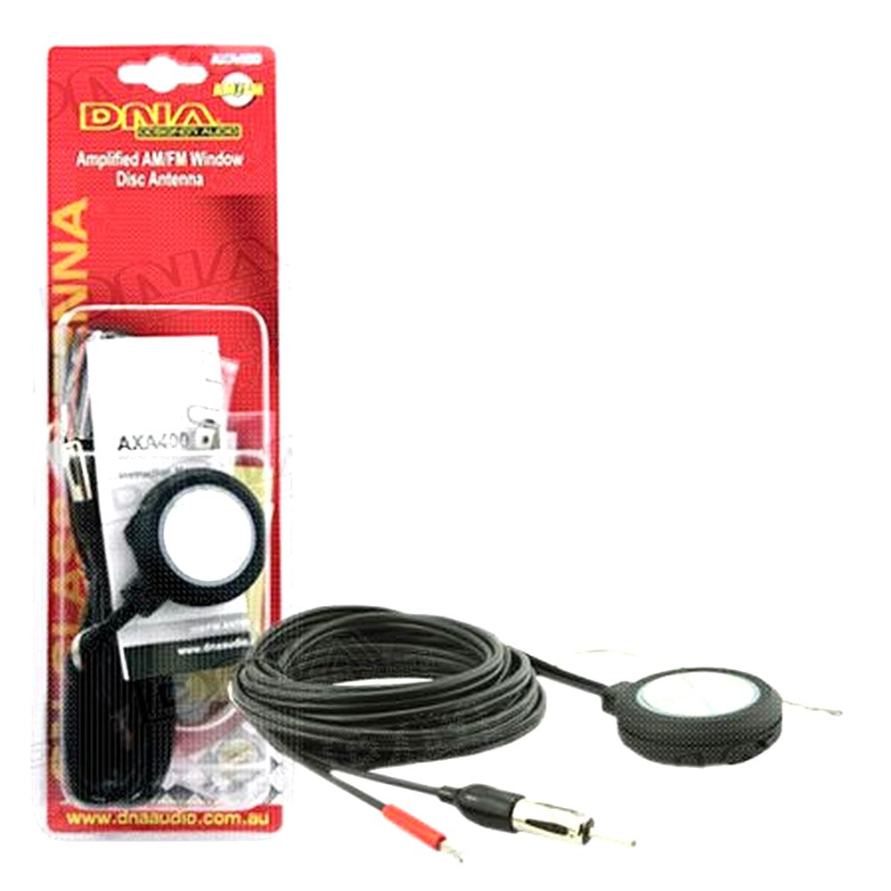 AERIAL UNIVERSAL AMPLIFIED ON GLASS DISK ANTENNA - AXA400