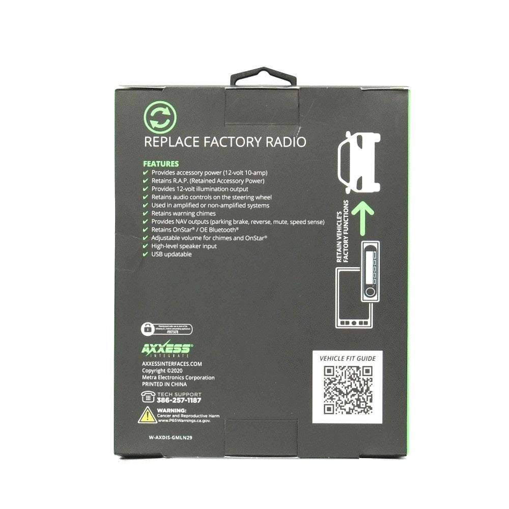 AMPLIFIED INTERFACE GM WITH SWC 2006 - ON - AXDIS-GMLN29