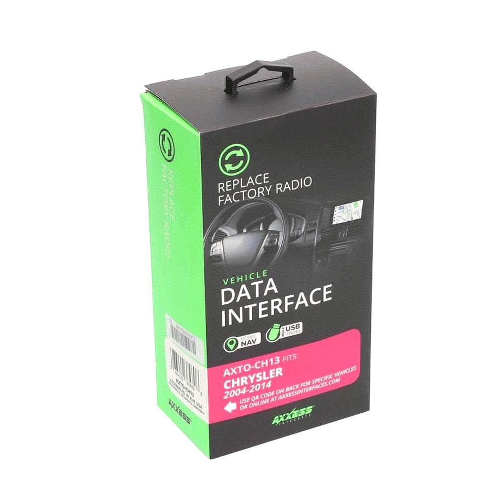 AXXESS AMPLIFIED DATA INTERFACE CHRYSLER / DODGE / JEEP / RAM 2004 - - AXTO-CH13
