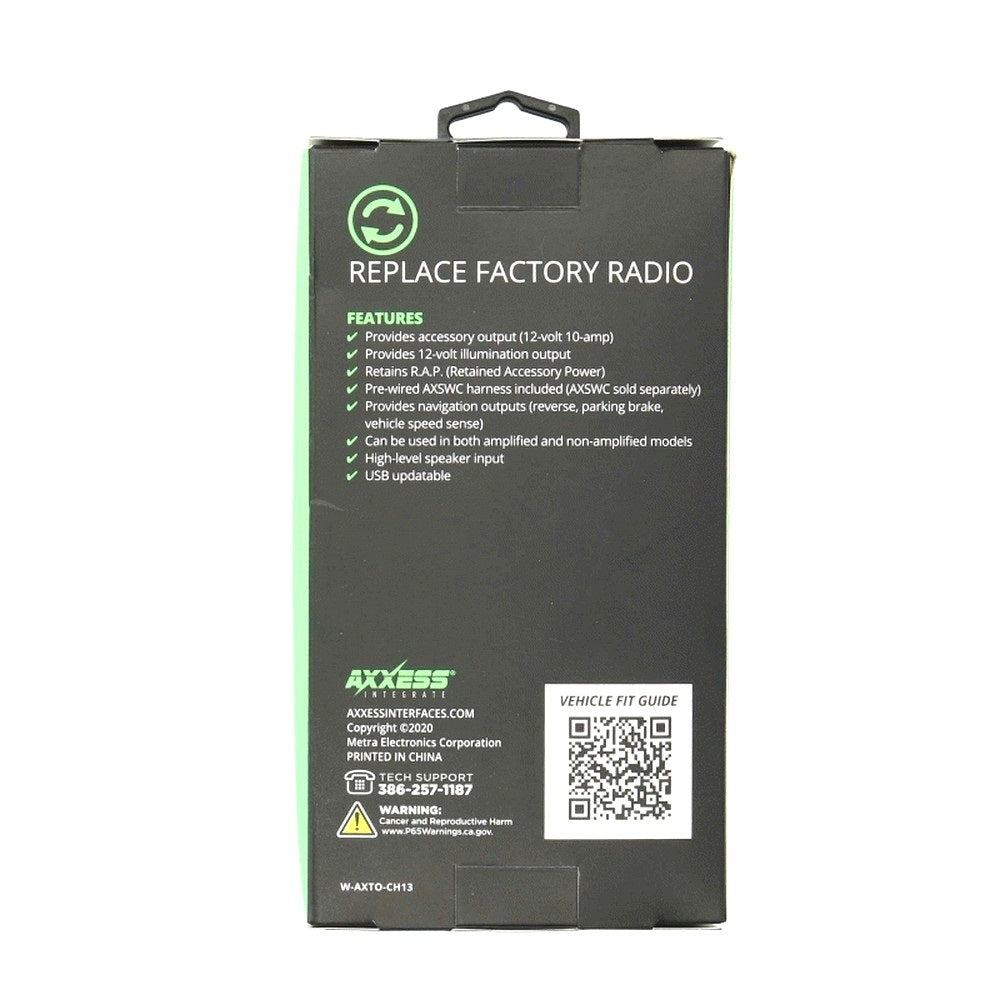 AXXESS AMPLIFIED DATA INTERFACE CHRYSLER / DODGE / JEEP / RAM 2004 - - AXTO-CH13