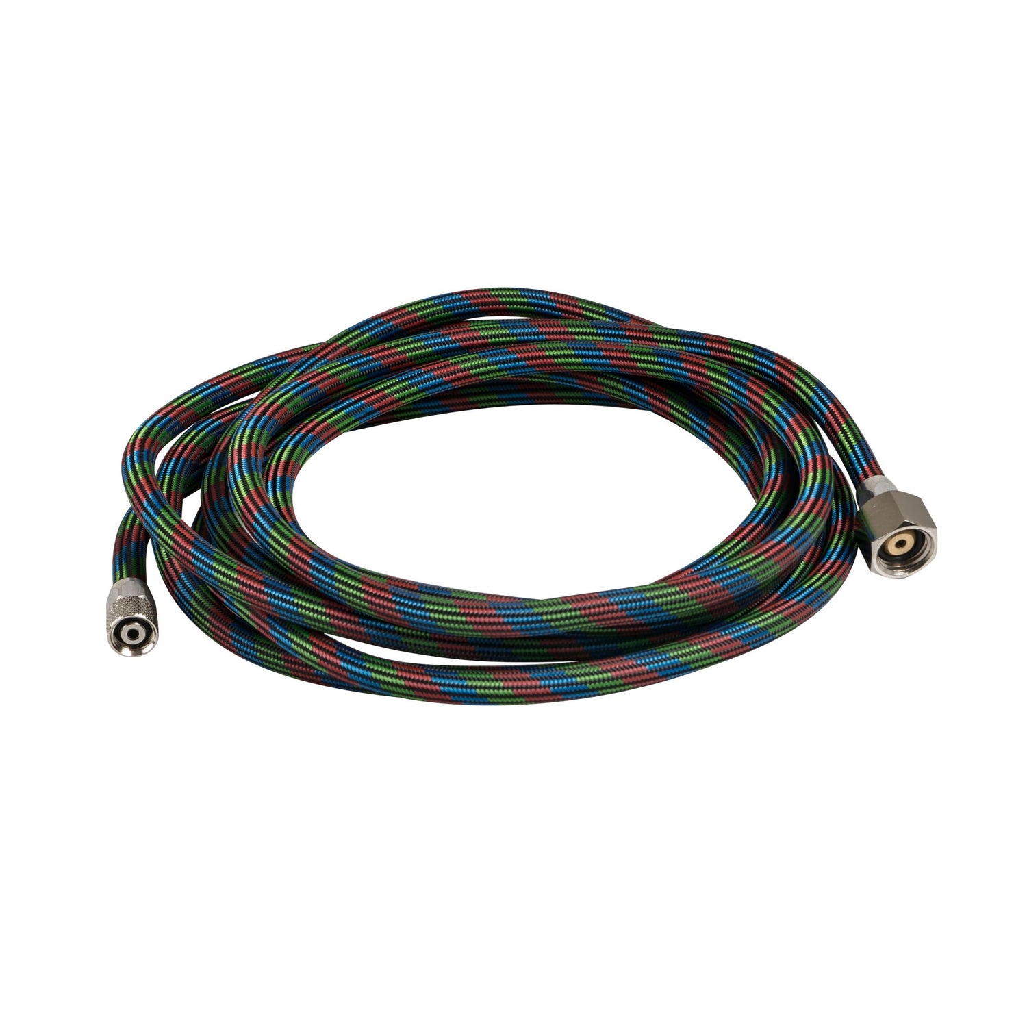 IWATA AIRBRUSH HOSE BRAIDED 3M 1/4" X 1/8" CONNECTIONS - BT010