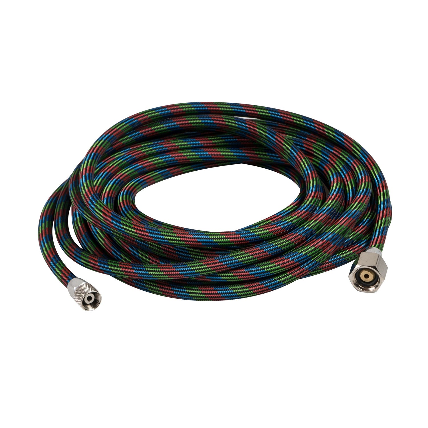 IWATA AIRBRUSH HOSE BRAIDED 6M 1/4" X 1/8" CONNECTIONS - BT020