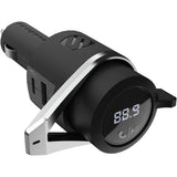 SCOSCHE BLUETOOTH FM TRANSMITTER WITH 15W USB-C AND USB CHARGER - BTFMPD3SR-SP