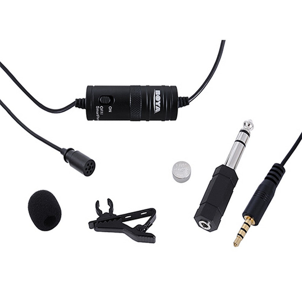 BOYA V1 LAVALIER MICROPHONE - BY-M1