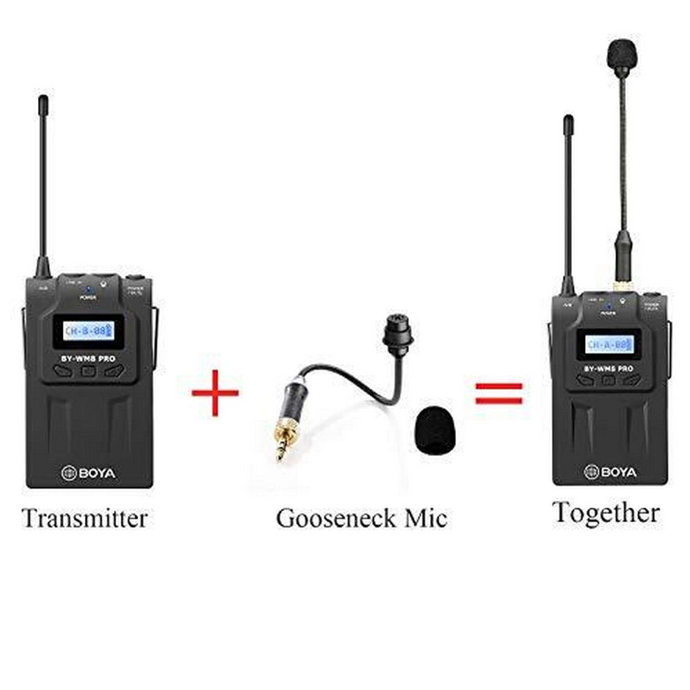 BOYA 3.5MM LOCKING-TYPE MINI GOOSENECK OMNI FLEXIBLE MIC - BY-UM2