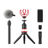 BOYA VLOGGING KIT 1 INCL. MINI TRIPOD BY-MM1 COLD SHOE MOUNT - BY-VG330
